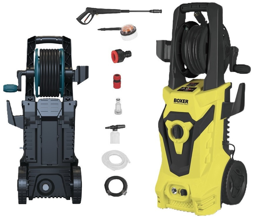 BX-114 Мойка высокого давления 360 Бар 6,5 л/мин, 2800 Вт, IPX5, латунный насос, комплект насадок Одесса - изображение 1