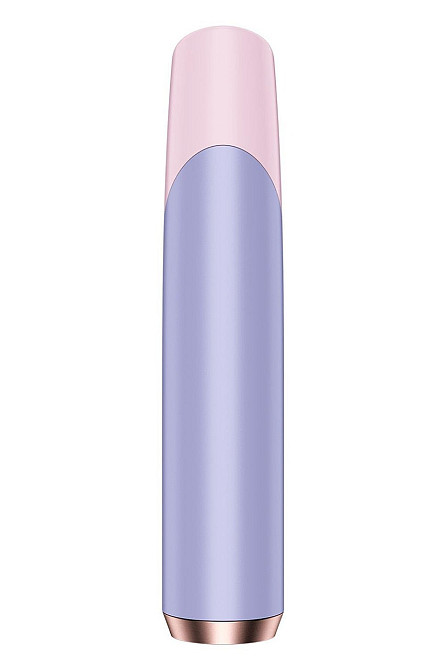 Миниатюрный вакуумный стимулятор клитора Satisfyer Bold Kiss розово-сиреневый Sex Aura Киев - изображение 2