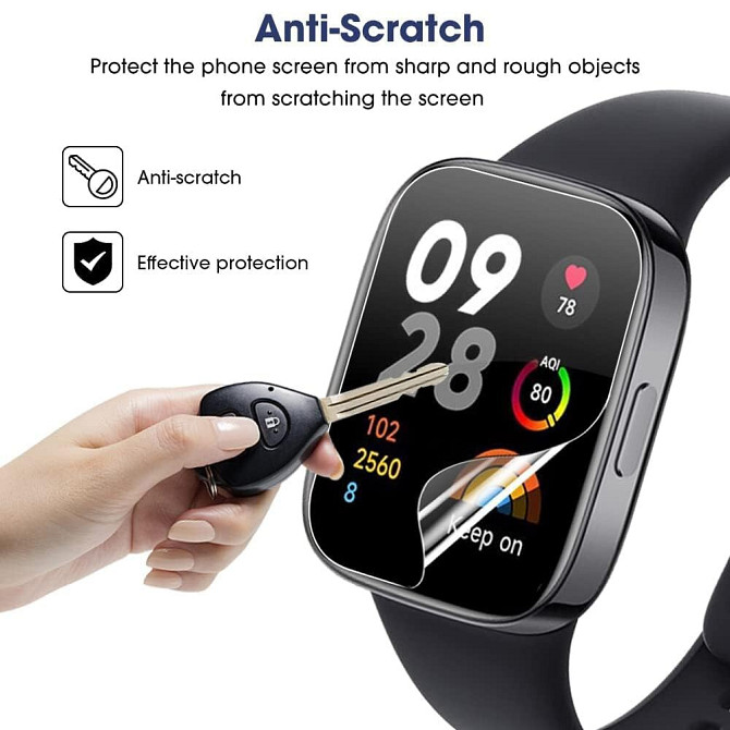 Захисна плівка для розумного годинника Xiaomi Redmi Watch 3 Active Миколаїв - фото 3