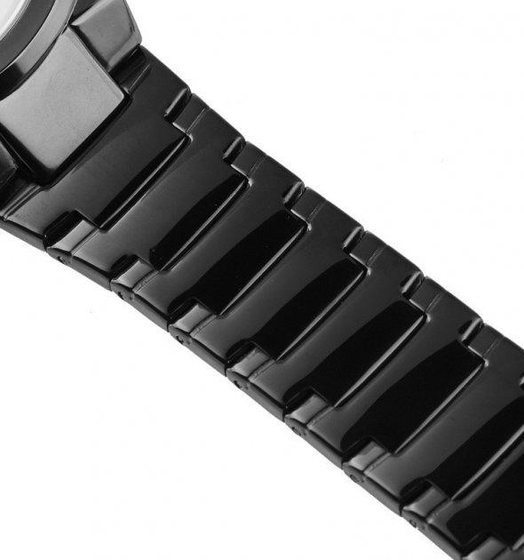 Мужские наручные часы Skmei 1712 Черный с белым циферблатом Киев - изображение 7