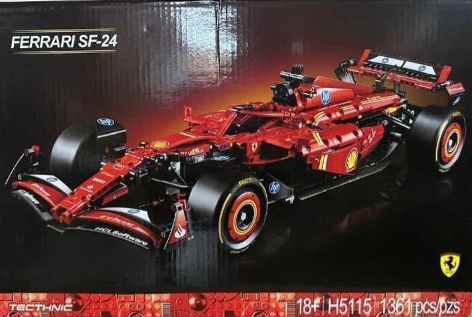 КОЛЬОРОВА КОРОБКА‼️ Ferrari F1, 1361д сумісний з Lego червоний болід. Харків - фото 7