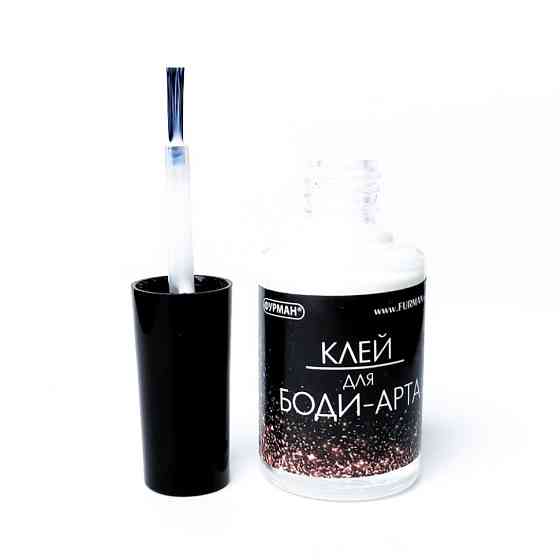 Клей для био-тату kley-ua-12 прозрачный с широкой кистью, 12 мл Винница