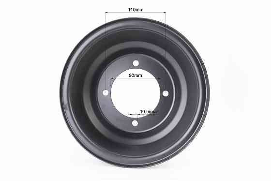 Диск сталевий 8*5 d = 90; 4відп.*110mm, чорний Київ