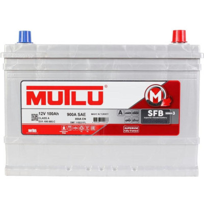 Аккумулятор автомобильный MUTLU 6СТ-100 (0) Asia SFB D31.100.085.C Винница - изображение 1