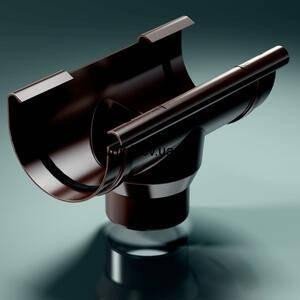 Воронка лейка желоба   ПроАква  ProAqua     система 125/90 Темний шоколад Львов - изображение 1