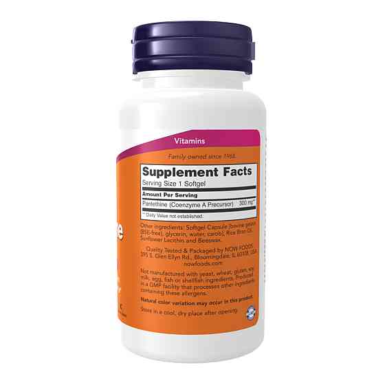 Пантетин Now Foods Pantethine 300 mg - 60 softgels Луцьк