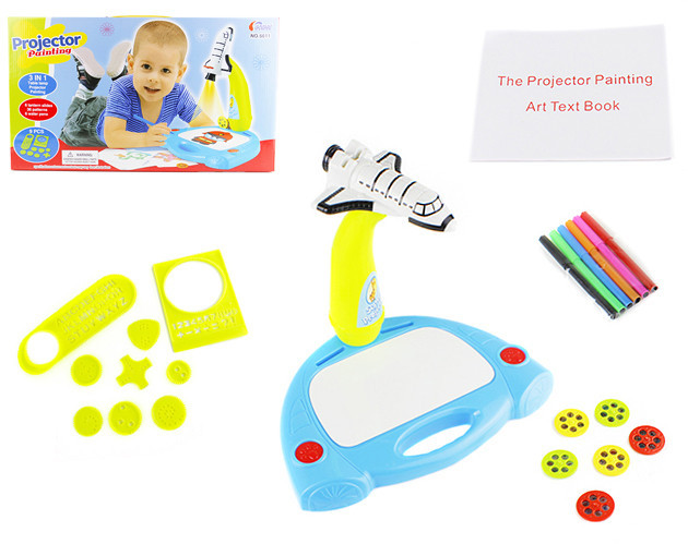 Дитячий проектор для малювання Ракета 6611, 36 патернів Вінниця - фото 6