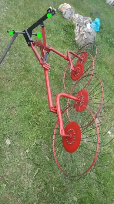 Граблі ворошки Сонечко механічні 4-колісні граблі до мінітрактора, спиці 4 мм Харьков - изображение 8