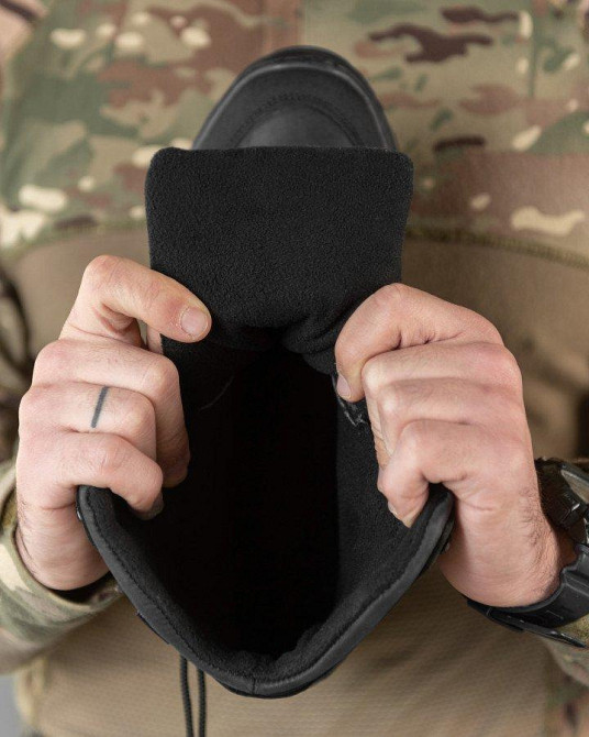 Зимові тактичні туфлі Extreme black ВТ0471 Одеса - фото 13