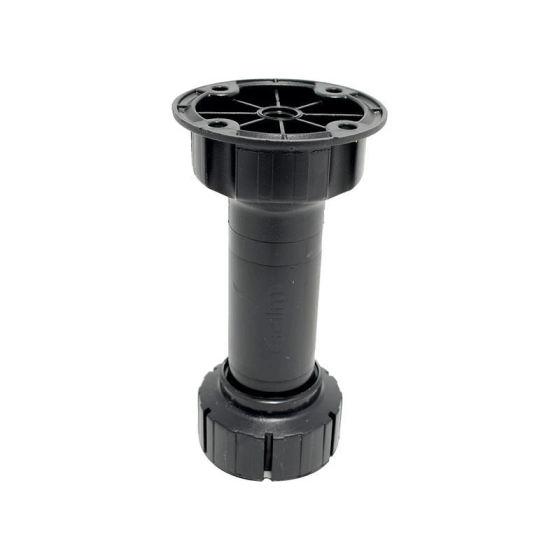 Ножка кухонная пластиковая черная Харьков