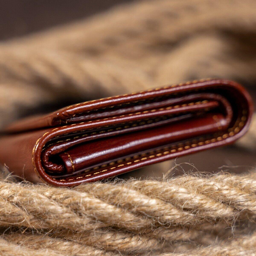 Гаманець Vintage 14464 Коричневий Київ - фото 3