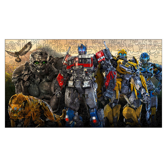 Фигурный пазл из дерева 