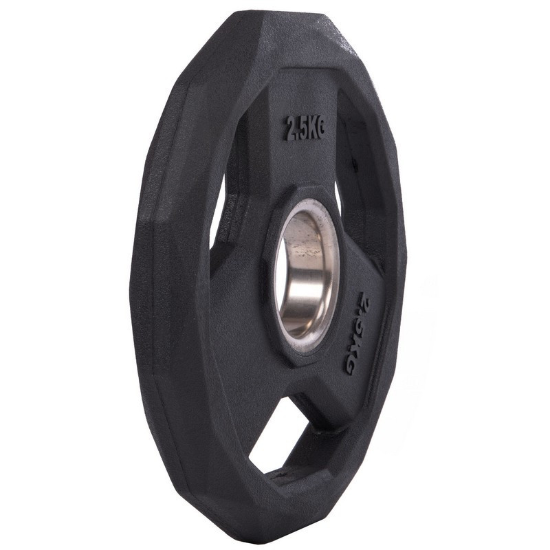 Блин (диск) полиуретановый 2.5 кг 51 мм KZ-3858-2_5 Киев - изображение 3