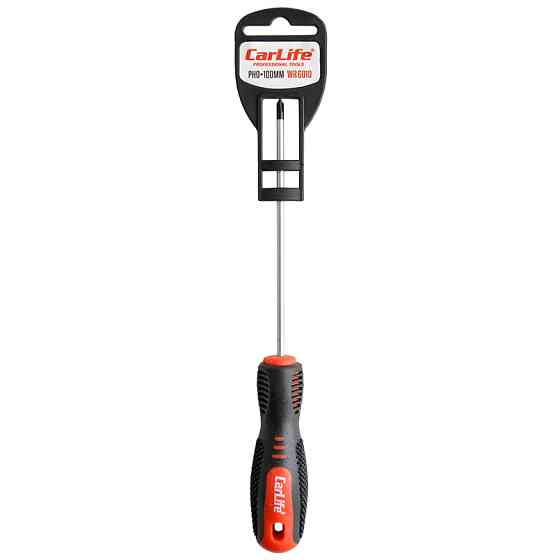 Викрутка Carlife хрестова PH0x100mm, Cr-V 6150 Львів