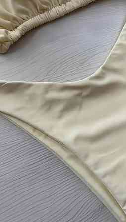 Жіночий стильний трендовий купальник зі щільного мікродайвінг Молочний, 46 Одеса