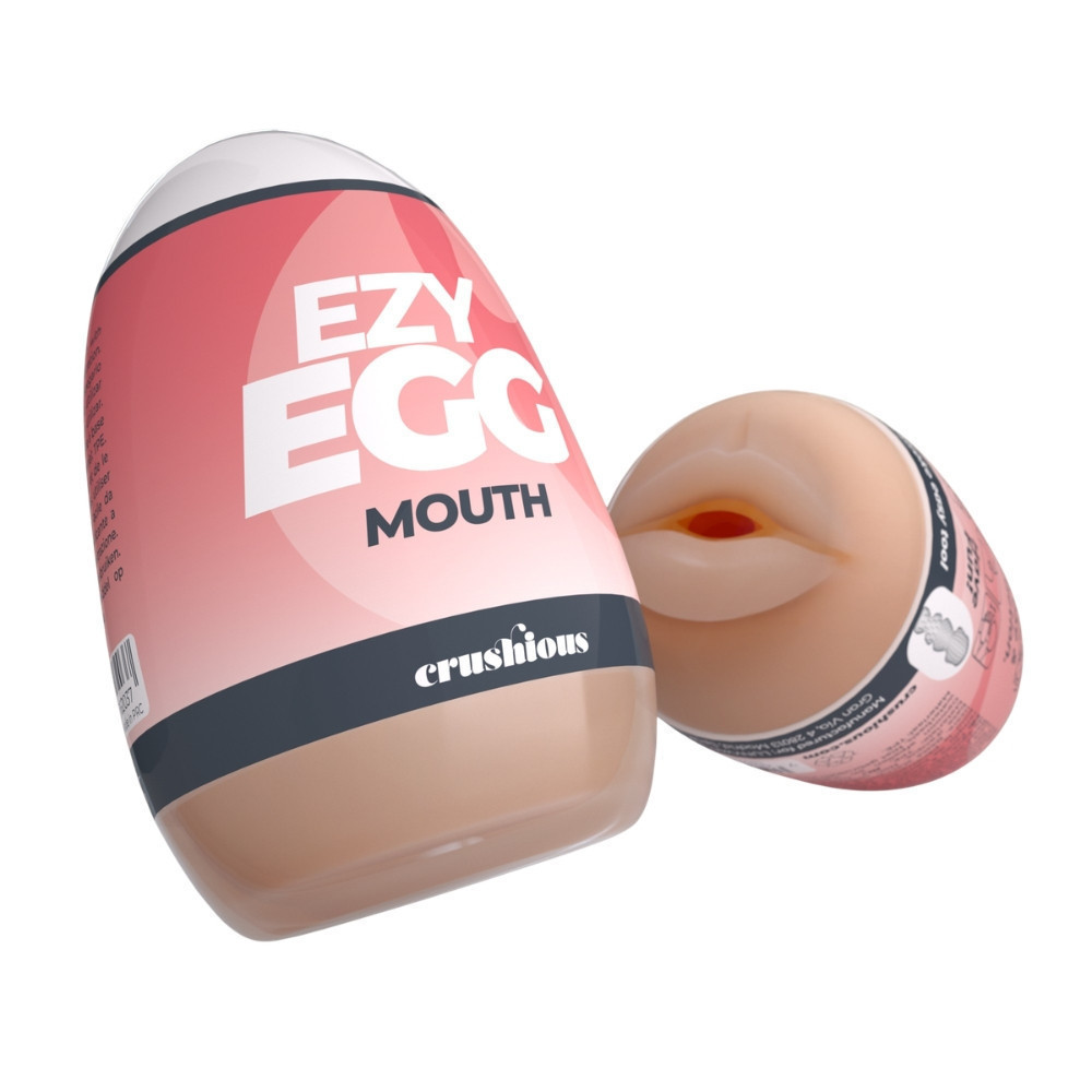 Мастурбатор-яйцо, рот CRUSHIOUS EZY EGG THE Mouth, реалистичный Sex Aura Киев - изображение 1