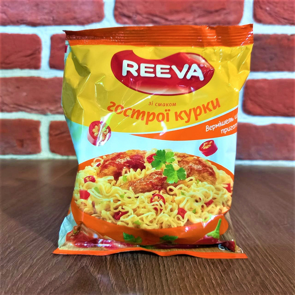Вермішель гостра куртка ТМ "Reeva" 60 г уп 60 штук Харків - фото 3