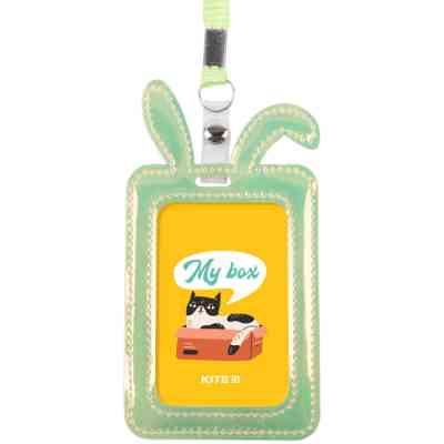Бейдж Kite Bunny, с голографическим эффектом, зеленый (K22-449-03) Винница
