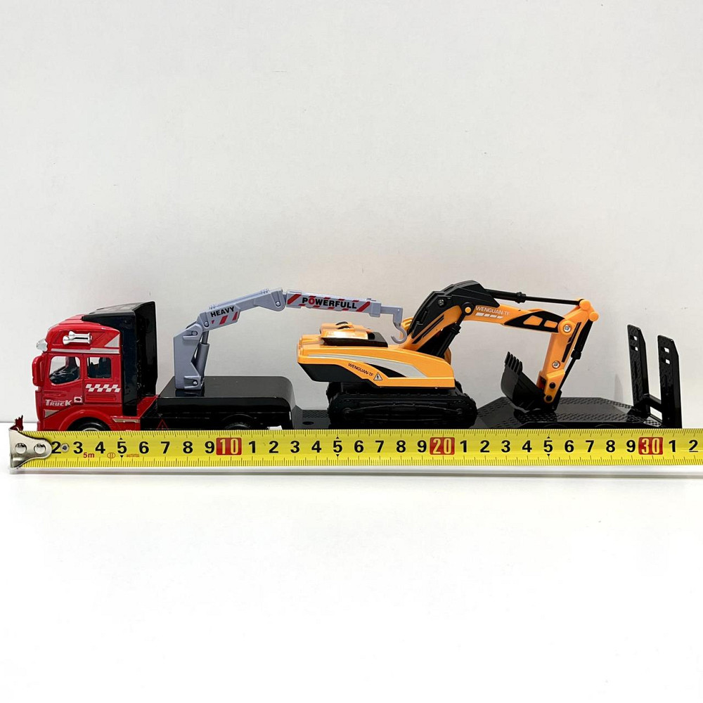 Трейлер із будівельною технікою інерція довжина 32см Вид 1 (2212-10MO) Чернігів - фото 3