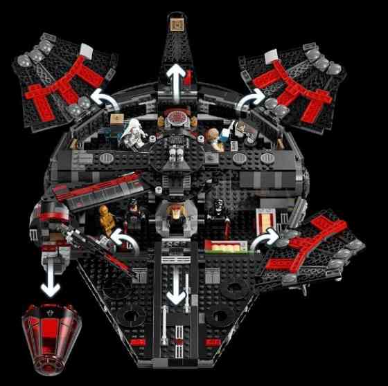 Конструктор Сокол Star Wars/The Dark Falcon 75389 совместим с LEGO Харьков