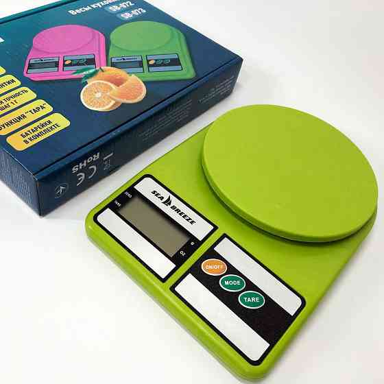 Цифрові ваги для харчових продуктів SeaBreeze, Кулінарні ваги для продуктів кухні з дисплеєм FC-82 Івано-Франківськ