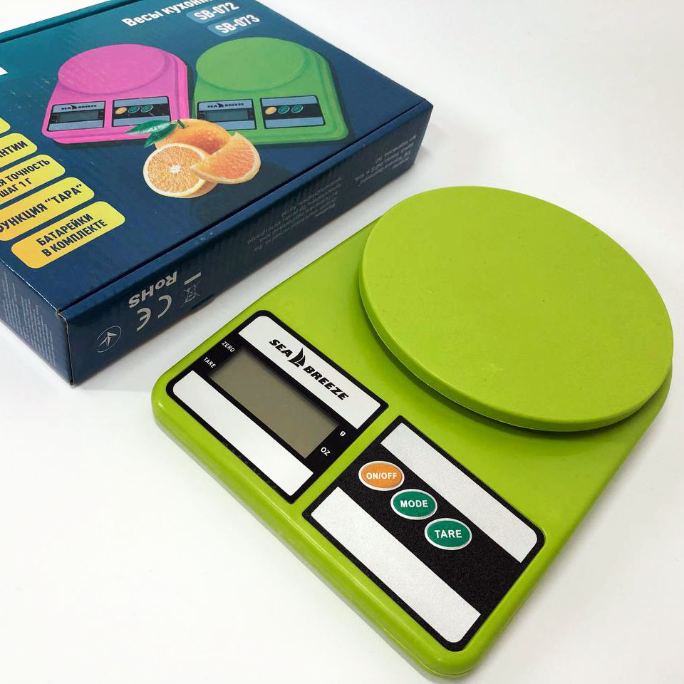 Цифрові ваги для харчових продуктів SeaBreeze, Кулінарні ваги для продуктів кухні з дисплеєм FC-82 Івано-Франківськ - фото 6