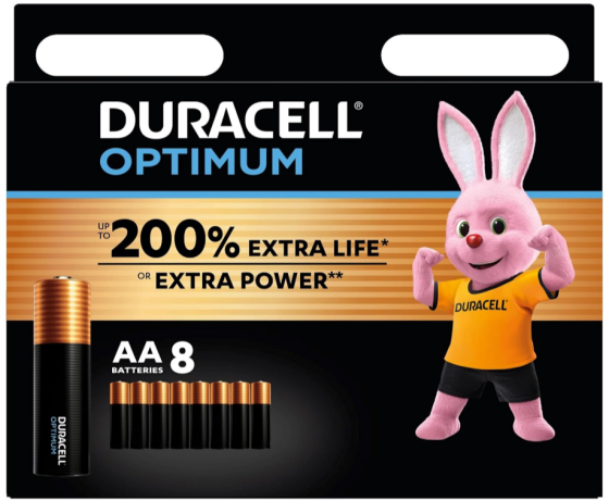 Батарейка Duracell Optimum LR6/AA 8шт Дніпро