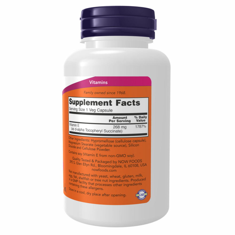 Вітамін Е Now Foods DRY E-400 100 vcaps Київ - фото 2