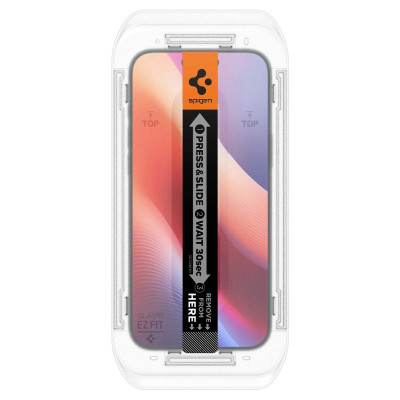 Скло захисне Spigen iPhone 16 Pro Glas.tR EZ Fit (2 Pack) (AGL07928) Вінниця - фото 6