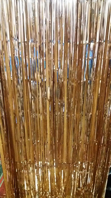 Дождик для фотозоны украшение 245 см на 92 см шампань Киев - изображение 4