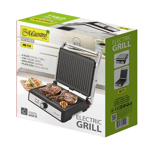 Електричний гриль 2000W MR-719 Maestro Житомир - изображение 5