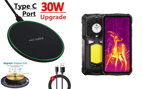 Бездротовий зарядний пристрій 30W для Ulefone Armor 30 Київ