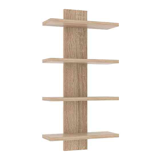 Полиця навісна ПН-5, Дуб Сонома, 350/140/700 Львів