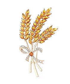 Брошь эксклюзивная на одежду Колосья пшеницы Киев - изображение 1