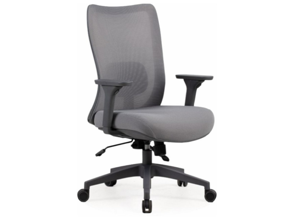 Крісло поворотне Q-724 сіре Киев - изображение 1