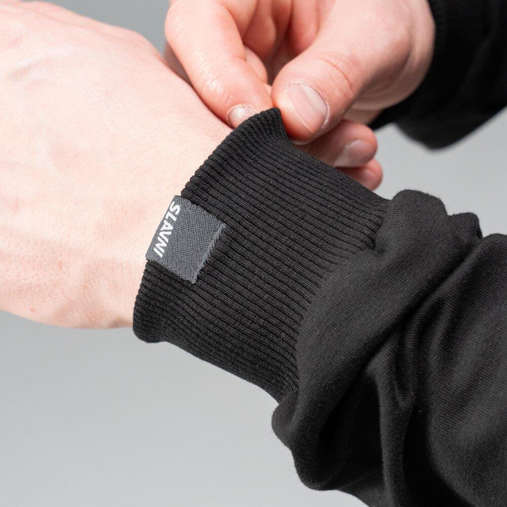 Свитшот мужской однотонный чёрный Pobedov 001 Киев - изображение 13