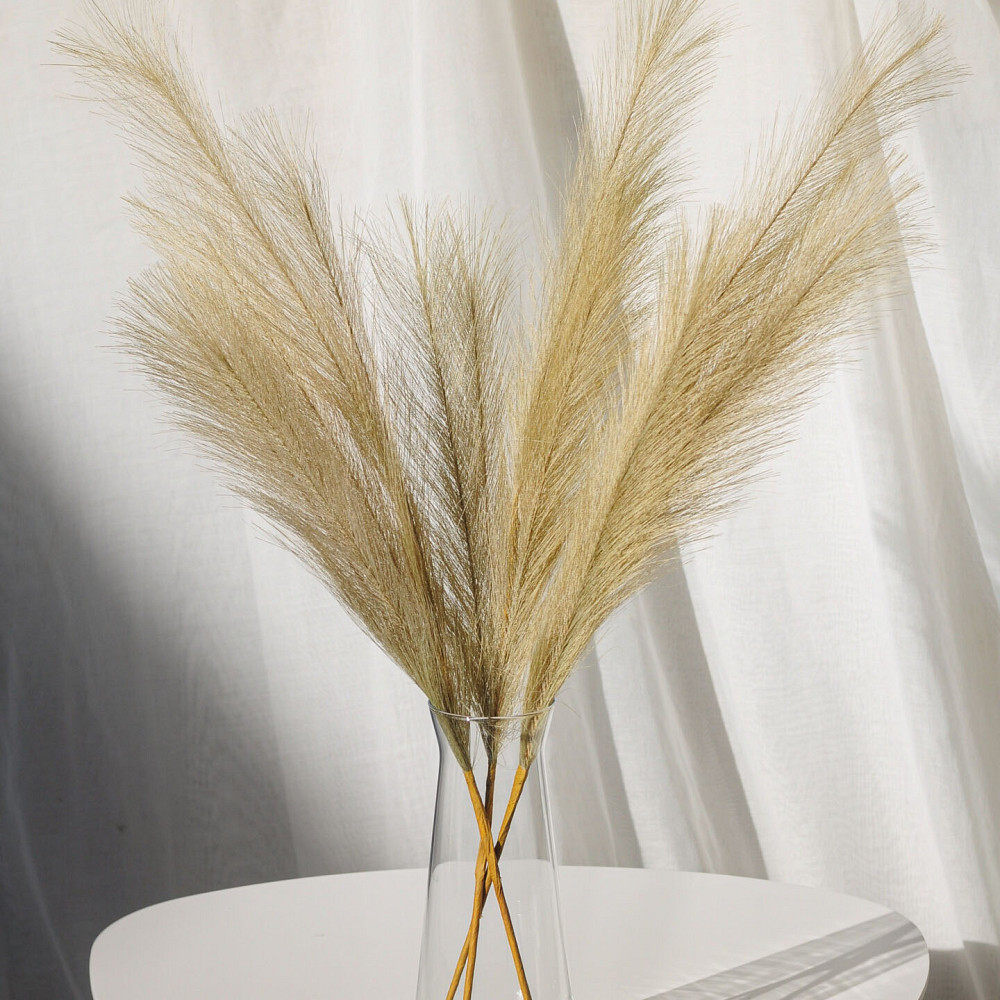 Пампас искусственный 75см 5шт/уп. Цвет: бежевый VN-53 Львов - изображение 1