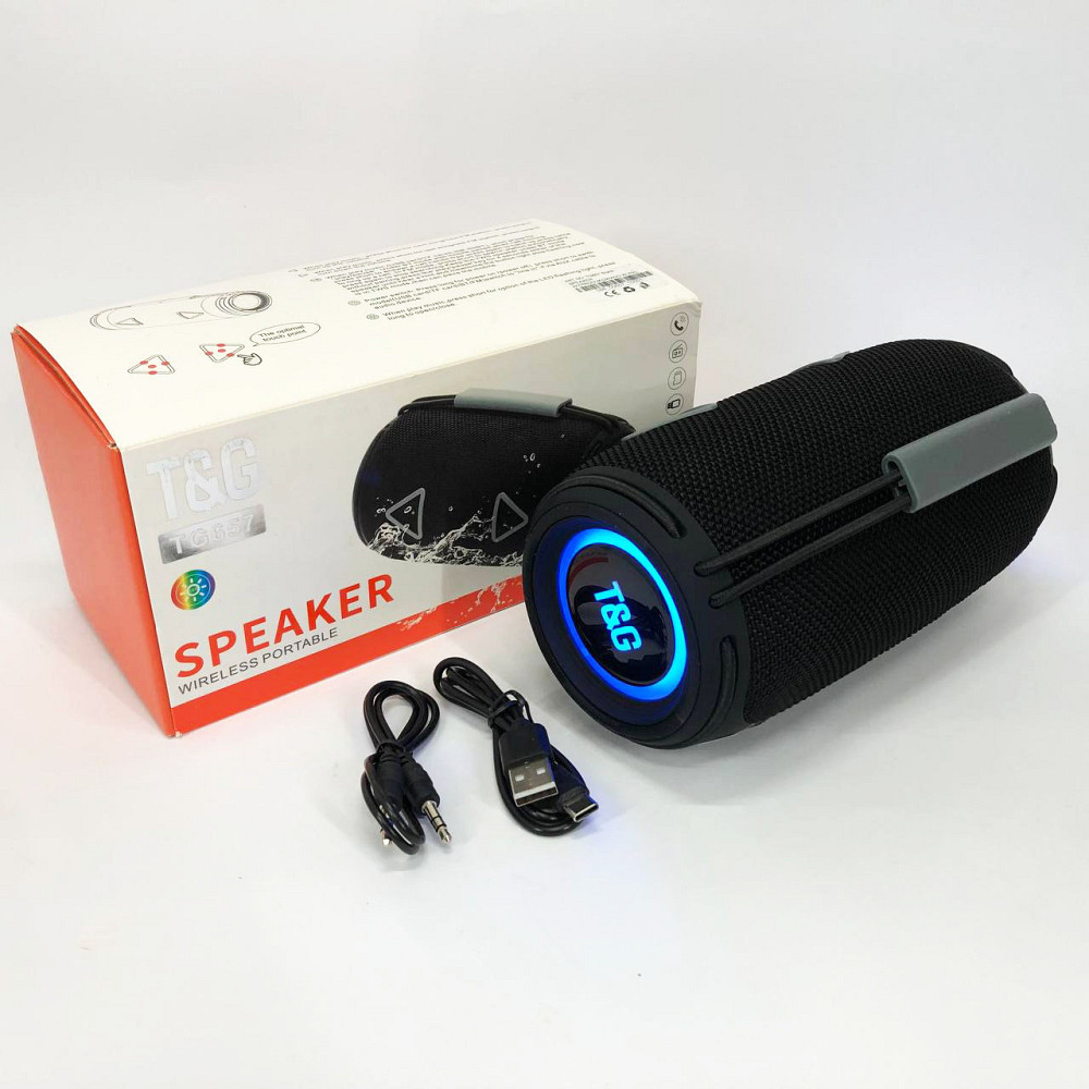 Колонка з підсвічуванням і світловою музикою TG657, Bluetooth колонка з якісним звуком і підсвічуванням YM-25 Львів - фото 12