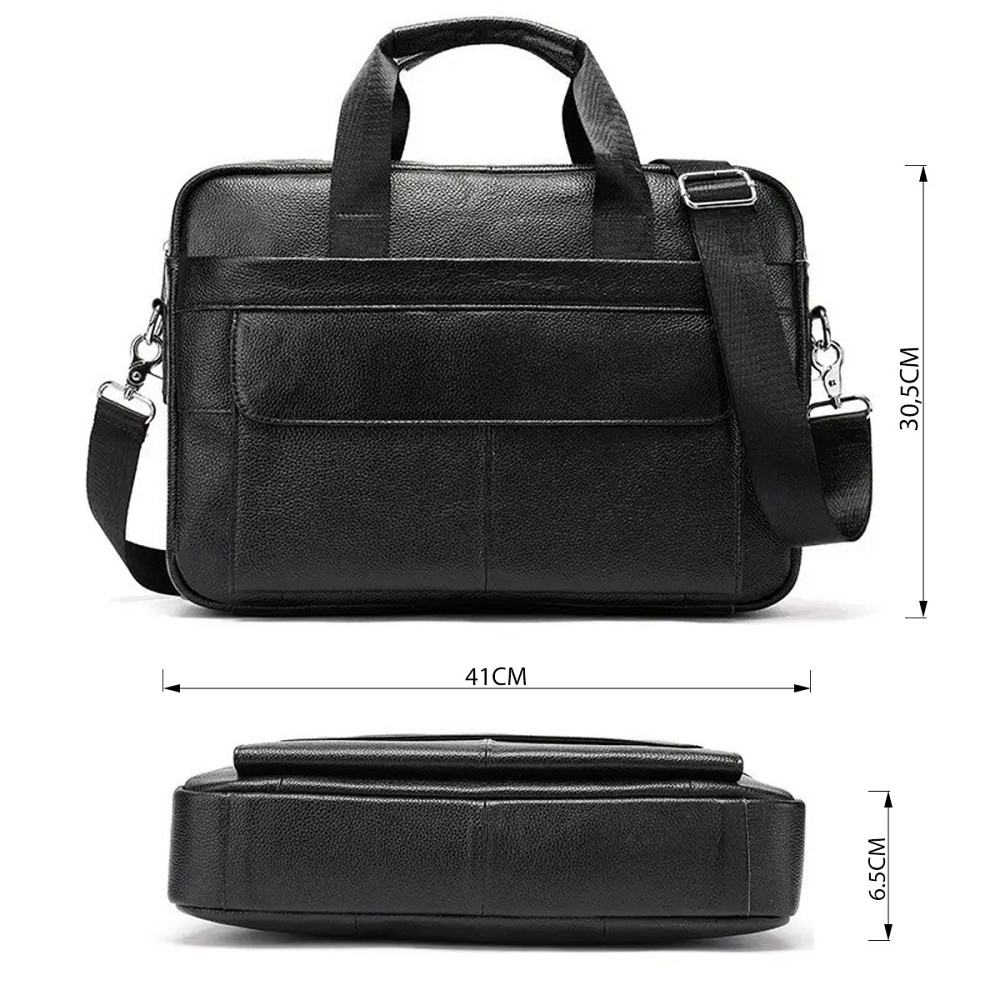 Сумка мужская Vintage 14678 для ноутбука Черная Киев - изображение 3