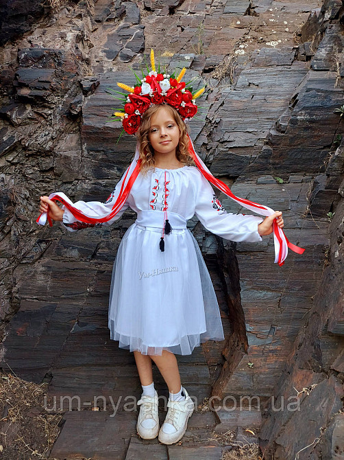 Дитяче вишите плаття "Жар-птиця" Кривий Ріг - фото 9