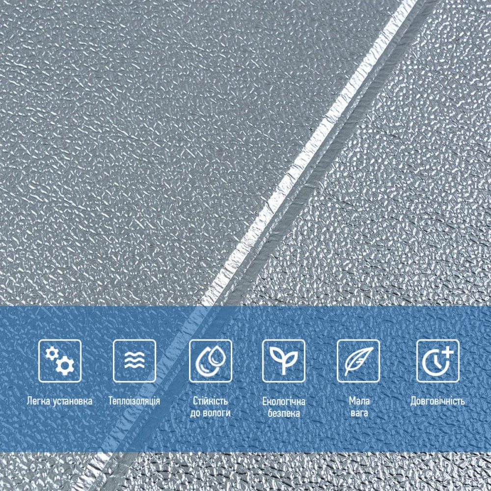 Панель 3D 680х700х4мм Серебряный квадрат SW-00003257 Днепр - изображение 4