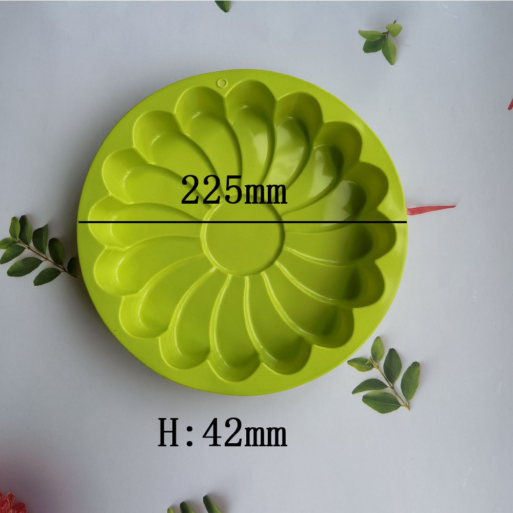 Молд силиконовый для выпечки Ромашка 225 мм салатовый Киев - изображение 2