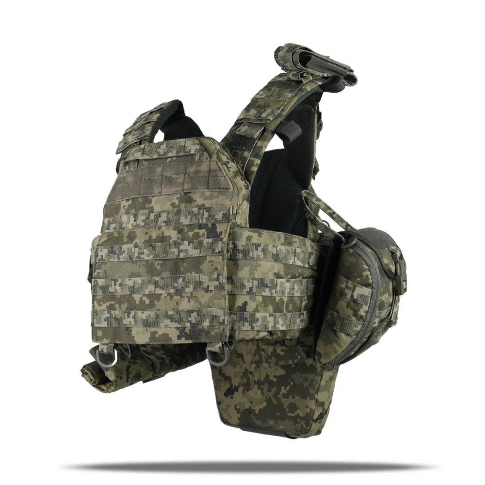 Мужская плитоноска пиксель тактическая плитоноска комплект с итогами  быстрым сбросом штурмовая плитоноска Львов - изображение 2