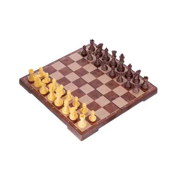 Набір настільних ігор "Шахи та шашки" 2 в 1 QX2680, 25х15х4 см, 48 фігур Вінниця