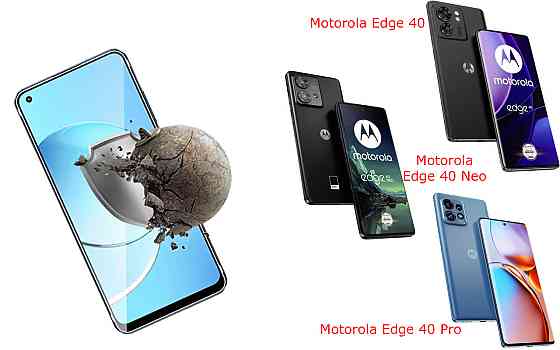 Захисне скло DefenzoGlass для Motorola Edge 40, Edge 40 Neo, Edge 40 Pro – подвійна міцність Київ