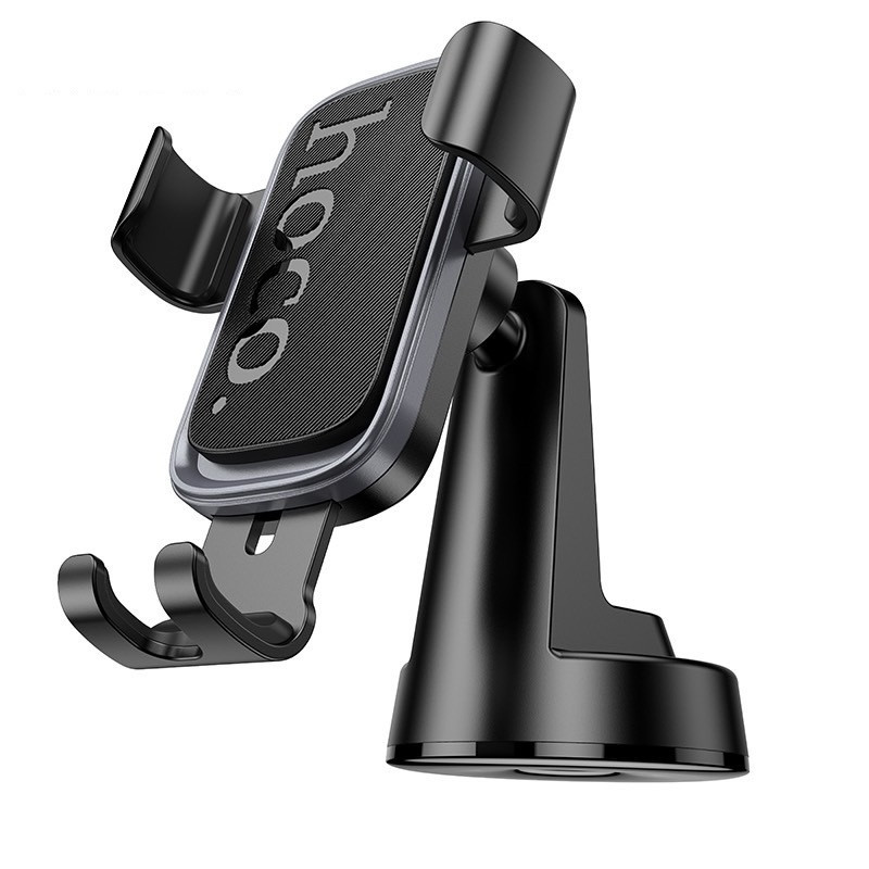 Автотримач для телефона HOCO H81 Vista Gravity Car holder (center console) Black Metal Gray Одеса - фото 1