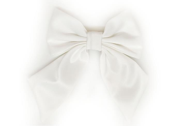 Шпилька для волосся молочна Бант Київ - фото 1