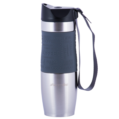 Термочашка 480мл нержавіюча сталь (мікс) KAMILLE 2051 Житомир - изображение 5