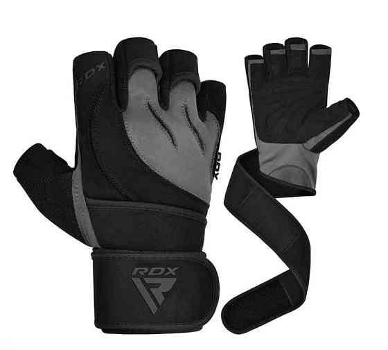 Рукавички для фітнесу RDX L4 Micro Gray/Black L Київ