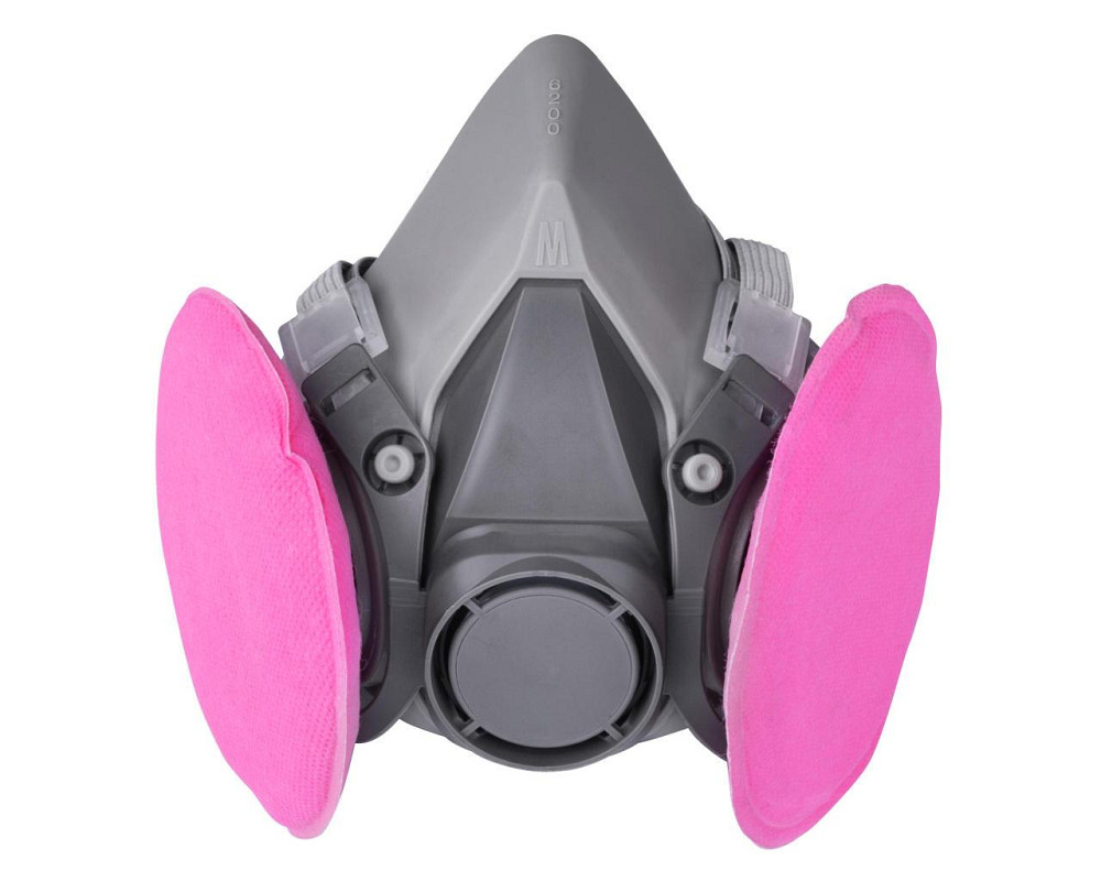 Респиратор с двумя пылевыми фильтрами (байонетное крепление под фильтр) (аналог 3М 6000) Полтава - изображение 1